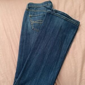 low rise bootcut jeans